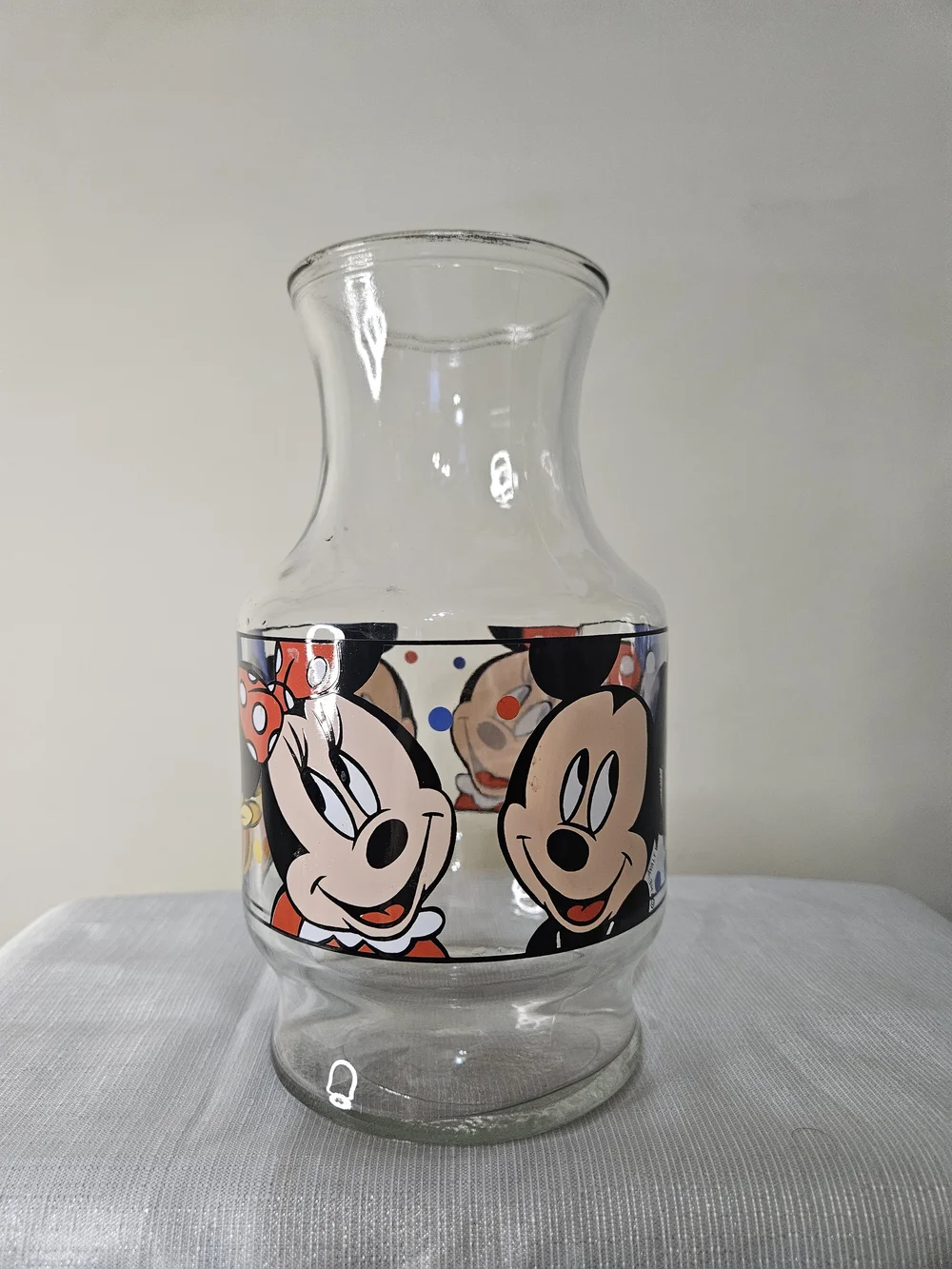 Vintage Anchor Hocking‎ Disney Juice Glass Carafe